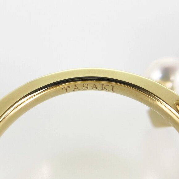 TASAKI Balance cross Yellow gold Pearl Ring - Picture 12 of 16